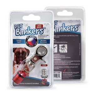 Pet Blinker Safety Light (S/M or M/L) $4 + Free Shipping