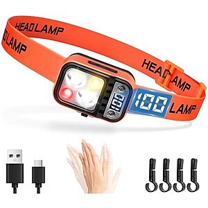 $6.11* | DARKBEAM USB-C Rechargeable LED Headlamp at Amazon