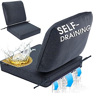 SUNROX 2 Pack Outdoor Chair Cushions Waterproof & FadeShield Patio Furniture Cushions 22x24 Inch $39.6