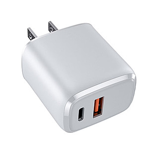 Menards B&M: ETL-Listed 2 Pack Wall Charger with USB C & USB A Ports $3.36 or Less