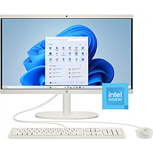 HP - 21.5" All-in-One - Intel Processor N100 2023 - 8GB Memory - 128GB UFS - Cashmere White $299.99 Bestbuy.com