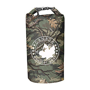 Canada Weather Gear 5L Waterproof Dry Bag (Camo, Black, Red) $4.99 + Free Shipping on $50+