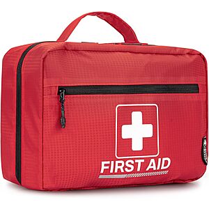 RHINO RESCUE 240 Piece All-Purpose First Aid Kit, Home & Office Professional Medical Supplies, Ideal for Emergency, School, Business, Car, Camping $22.49