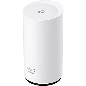 TP-Link Deco 7 Outdoor Dual-Band Wi-Fi 7 Mesh Extender – Up to 2,800 sq. ft., Dual 2.5G PoE+ Ports, IP65 Waterproof