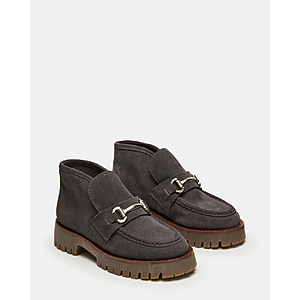 Steve Madden (Leon Grey Suede) Women's Shoes -  Free Shipping On Orders Over $99 or $8.95 For Entire Orders Under $100 - $21