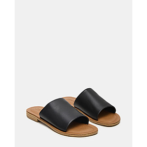 Steve Madden Kipp Leather Women's Shoes (Black or White) -  Free Shipping On Orders Over $99 or $8.95 For Entire Orders Under $100 - $17.5