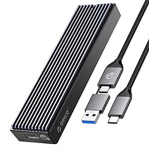 ORICO M.2 NVMe SSD Enclosure, USB 3.1 Gen 2 (10 Gbps) PCIe External Adapter $10.63