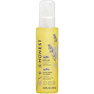 [SnS, AC] $4.17 | 2-Count 4-Oz The Honest Company Calm Body Oil (Lavender) at Amazon