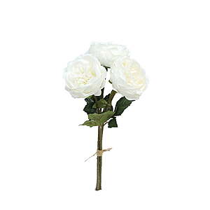 19" My Texas House Faux Peony Bundle (White) $5 + Free S&H w/ Walmart+ or on $35+