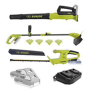 Sam's Club Members: Sun Joe 24V Cordless 3-Tool Garden Combo Kit: Hedger, Trimmer & Leaf Blower $69.98 + Free S&H w/ Sam's Plus Membership