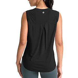 SANTINY Women's Sleeveless Workout Tops Breathable Lightweight $7.79
