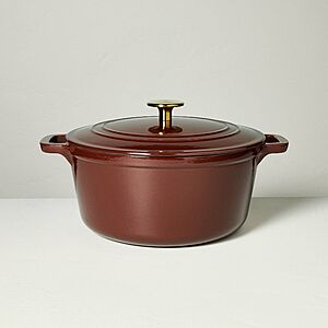 5-Quart Hearth & Hand w/ Magnolia Cast Iron Dutch Oven (Red) $30 + Free Shipping $29.99