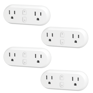 4-Pack: HBN Smart Plug 15A WiFi Outlet Extender Dual Socket Plugs $16 + Free Shipping