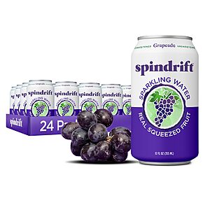 Spindrift Grapeade Can 12 Ounce (Pack of 24)~$11.68 After Coupon & S&S @ Amazon