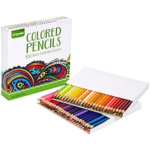 [YMMV, AC] $8.39* | 100-Count Crayola Adult Vibrant Colored Pencils at Amazon