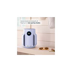 $99 FS Walmart: Shark NeverChange Compact Pro 250 Sq Ft HEPA Air Purifier, 5-Year HEPA-Exceeding Filter, choice of 3 colors