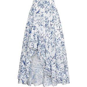 Scarlet Darkness Women's Floral High Waisted Maxi Skirt w/ Pockets (various colors) $11.09 + Free Shipping w/ Prime or on $35+
