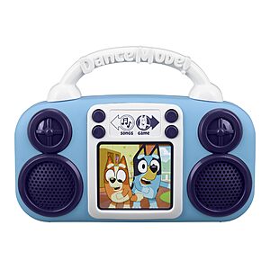 eKids Bluey Toy Music Player, Toddler Toy with Built-in Music and Lights (Bluey) $11.99