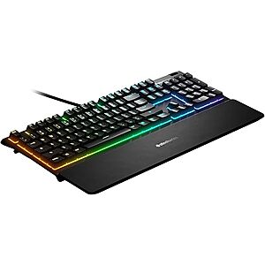 SteelSeries APEX 3 RGB Gaming Keyboard w/ Silent Switch $29.99 + Free Shipping w/ Prime
