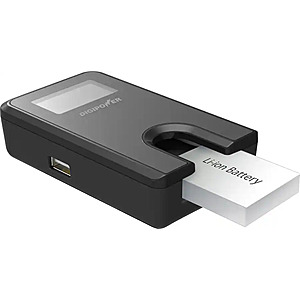Digipower - Patented Plateless Design Digital Camera Travel Charger for Sony Batteries - Black, $9.49, FS, Best buy