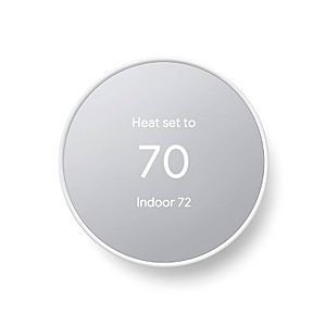 YMMV Select Target In-store Google Nest Thermostat Cotton Snow - $38.99