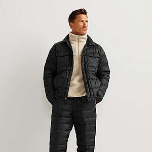Eddie Bauer Clearance: Additional 50% Off: Men's CirrusLite Down Jacket or Shirt Jacket $29.98, Women's Fleece Pullover $12.48, Kids' Jackets from $7.98, Mor + Free Shipping on $30