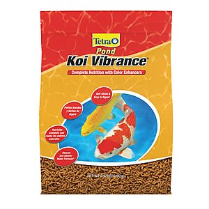 YMMV TetraPond Koi Vibrance Soft Sticks, Floating Pond Fish Food for Koi Fish and Ornamental Goldfish, 2.42 lbs $20.99 or less