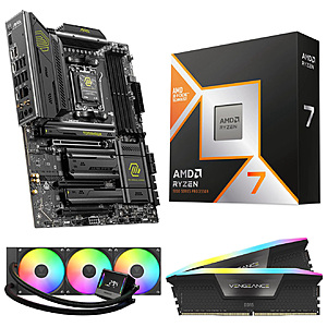 [Bundle] MSI MAG X870E TOMAHAWK WIFI MB + Ryzen 7 9800X3D CPU + 32GB CORSAIR Vengeance RAM + 360mm AIO $1089 + Free S/H