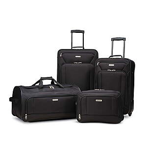 American Tourister Fieldbrook XLT 4 Piece Softside Luggage Set - $76.52