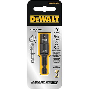 DEWALT Double Ended Nut Driver 1/4" + 5/16" (DWADEND14516) $4.09 + Free Shipping w/ Prime or on $35+