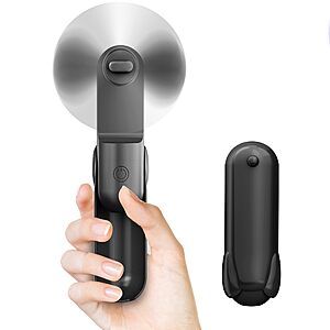 Jkjoy 2000 mAh Rechargeable Portable Mini Handheld Pocket Fan (Various) $4.99 + Free Shipping w/ Prime or on $35+