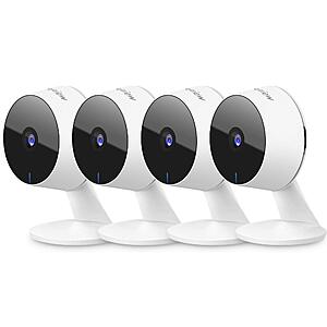 LaView Security Cameras 4pcs, Home Security Camera Indoor 1080P, Wi-Fi Cameras $49.99