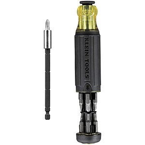 Klein Tools 14-in-1 Multi-Bit Adjustable Length Screwdriver Stainless Steel one_size | 32303 $13.77