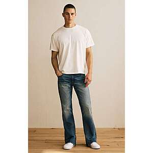 American Eagle Jeans: Men's AE Original Bootcut Jean $17.97, Women's AE Super High-Waisted Jegging $21.57, More + Free Shipping on $75+
