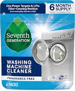6-Count Seventh Generation Free & Clear Washing Machine Cleaner $8.01 w/ S&S + Free Shipping w/ Prime or on $35+