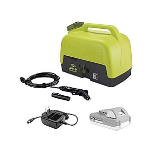 Sun Joe 24V Cordless Portable Spray & Pressure Washer w/ 5-Gallon Capacity, Battery & Charger $67.99 + Free Shipping w/ Prime or $6 Fee per Order