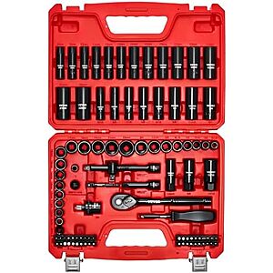 $35.99** | 96-pc VEVOR 3/8" Drive Impact Socket Wrench & Bit Set at Amazon