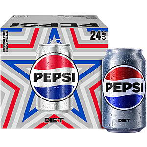 24-Pack 12-Oz Soda Pop (Pepsi, Diet Pepsi, Pepsi Zero, Mountain Dew) $9.97 + Free Store Pickup or Free Shipping w/ Walmart+ or $35+