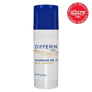 1.6-Oz Differin Acne Treatment Gel w/ 0.1% Adapalene $13.18 w/ S&S + Free Shipping w/ Prime or on $35+