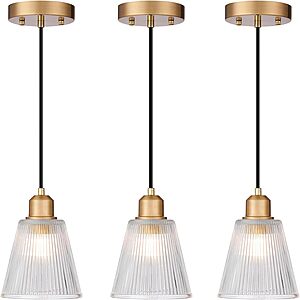 Kitchen Island Pendant light 3 pack $48.99