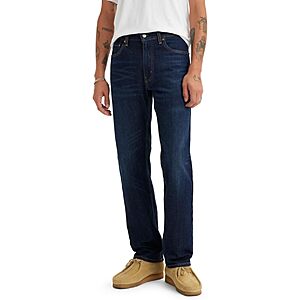 Levi's Men's 505 Regular Fit Jeans (2 Colors) From $26