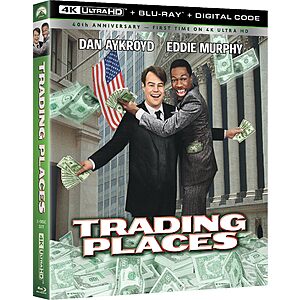 Trading Places [4K UHD] + Blu Ray + Digital $14.35 Amazon.com