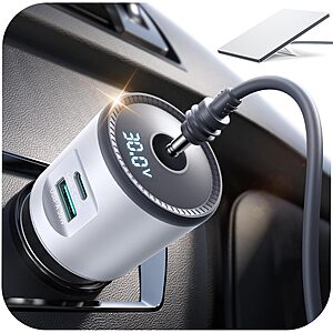 JOYROOM Starlink Mini Car Adapter 12V-24V to 30V Step-Up Converter w/ Voltage Display & Dual-Port USB Fast Charging (Grey) $19.83 + Free Shipping w/ Prime or on $35+