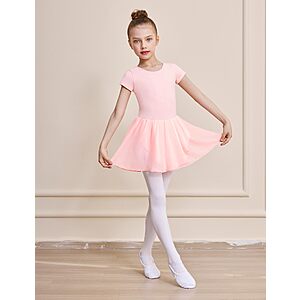 DIPUG Ballet Leotards for Girls Dance Leotard for Girls Pink 4-6 Years $7.49
