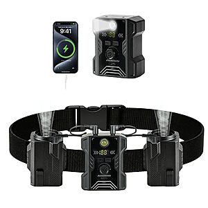 16000mAh Portable Waist Fan 2 Separate Wearable Waist Fans 18000RPM Powerful Belt Fans Rechargeable Battery operated With 100 Speeds $24.99