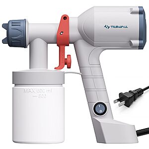 Tilswall Dreamer400 Ultra-Light Electric Paint Sprayer w/ 2 Nozzles & 4 Spray Patterns $19.99 (Reg. $39.99)