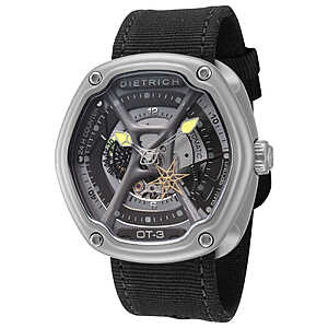 46mm Dietrich Organic Time Automatic Skeleton Dial Men's Watch $180 + Free S/H