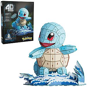 4D Build, Pokémon 3D Model Kit, Pokémon Figure (Squirtle) - $9.99