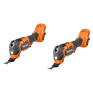 RIDGID 18V Brushless Cordless Multi-Tool Tools Only (2-Pack) $99