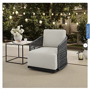 Ends Today 07/10 Henredon Annalise Outdoor Patio Swivel Lounge Chair $399.99 free shipping Costco.com
